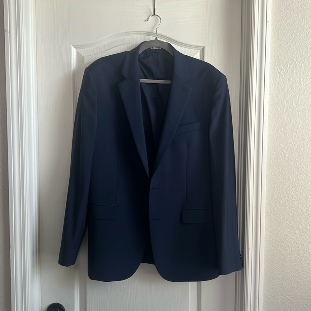 Express Navy Suit Jacket